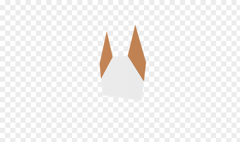 Dog Paper Origami Logo Angle PNG