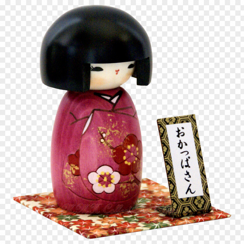 Japan Japanese People Doll Kokeshi Cherry Blossom PNG