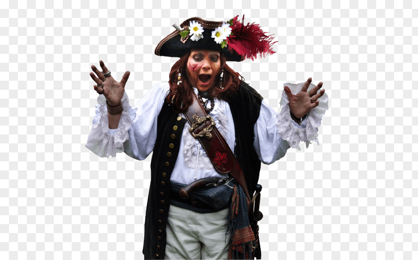 Pirate Woman Costume PNG