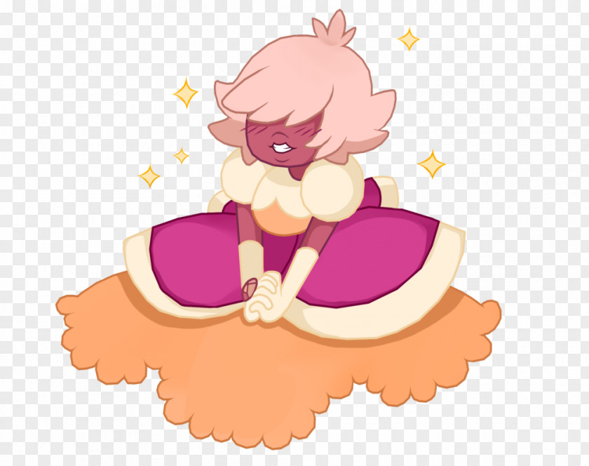 Sapphire Padparadscha Fan Art PNG