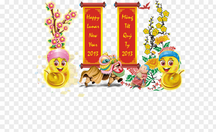 Tet Holiday Lunar New Year Chinese Year's Day Clip Art PNG