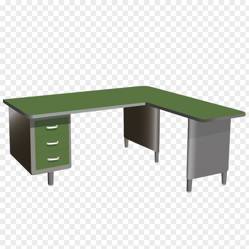 Vector Corner Tables Office Supplies Furniture Desk PNG