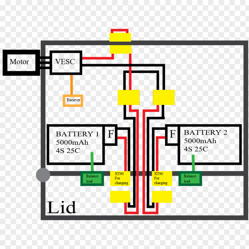 Electric Sparks Wiring Diagram Schematic Skateboard Electronics PNG