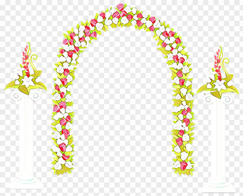 Lei Meter Floral Design PNG