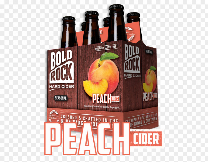 Peach Drink Liqueur Bold Rock Hard Cider Distilled Beverage Beer PNG