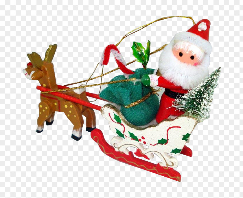 Santa Claus Claus's Reindeer Christmas Ornament Rudolph PNG