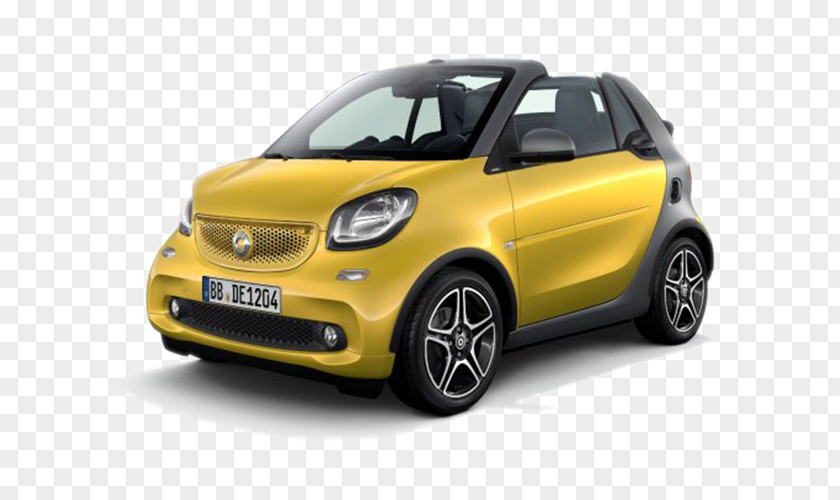 Car 2017 Smart Fortwo Electric Drive Brabus Forfour PNG