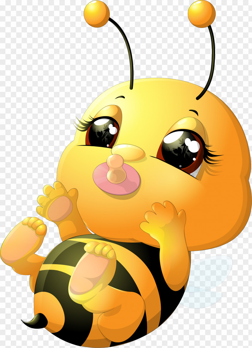 Baby Bee Beehive Honey PNG