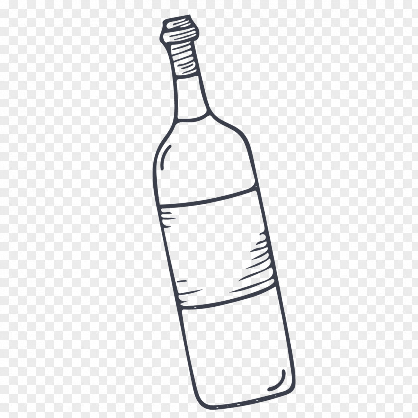 Bottle Red Wine Beer Glass PNG