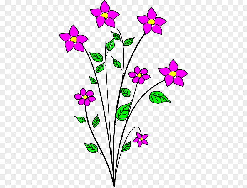 Spring Plant Structure Flowering Clip Art PNG
