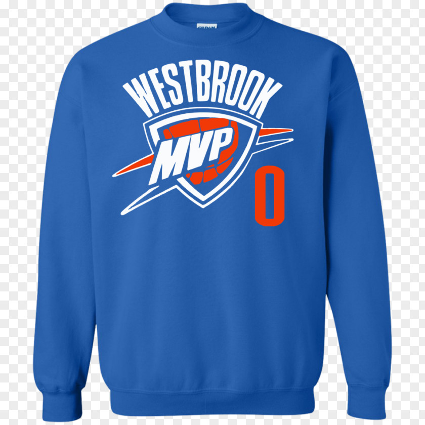 T-shirt Long-sleeved Oklahoma City Thunder Hoodie Sweater PNG