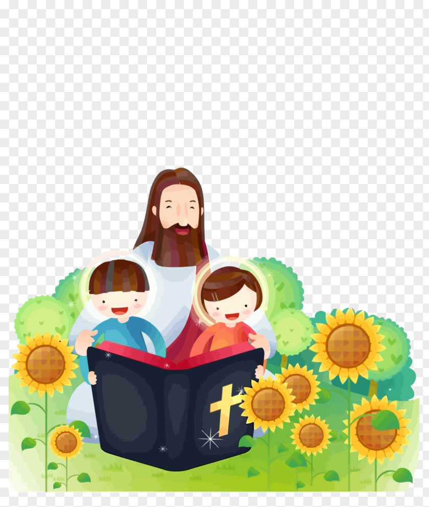 Jesus Vector Bible Child Catechism Christianity Religion PNG