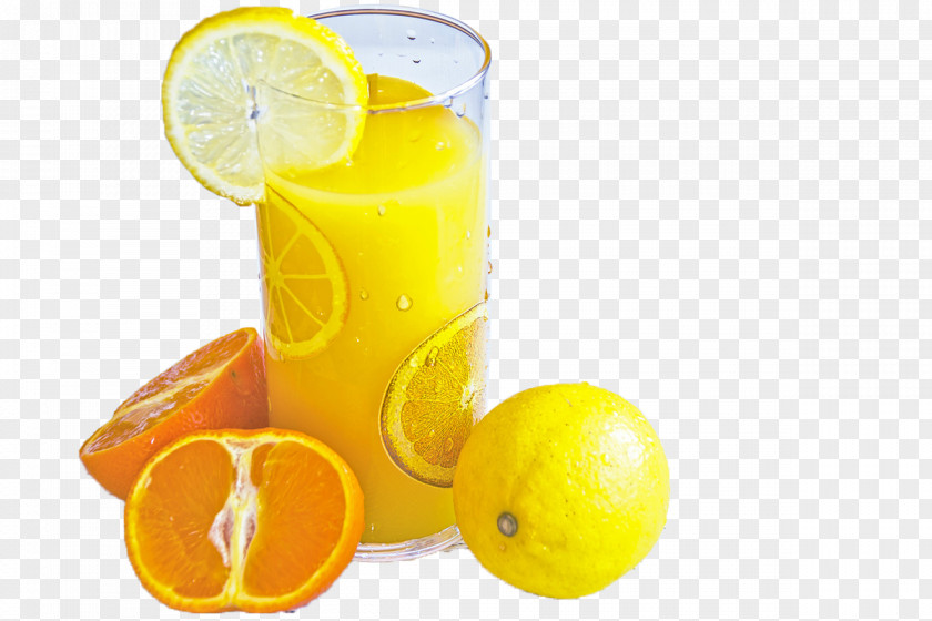 Lemon Juice Orange Coffee Breakfast Drink PNG