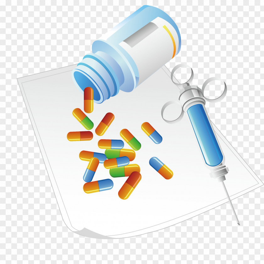 Needle And Medicine Vector Pharmaceutical Drug PNG