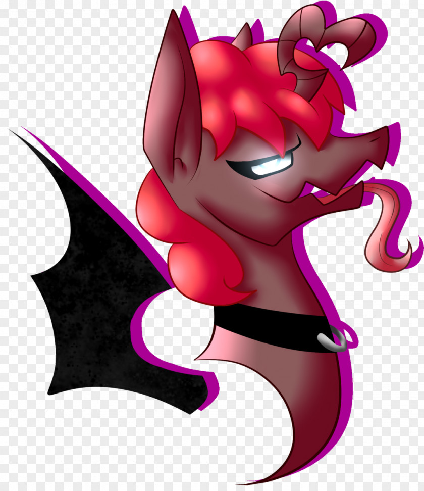 Demon Horse Pink M Clip Art PNG