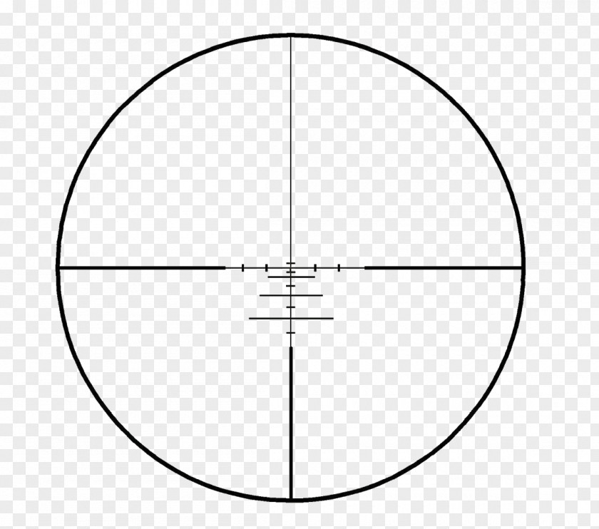 Scopes Reticle Telescopic Sight Angle Drawing Ballistics PNG