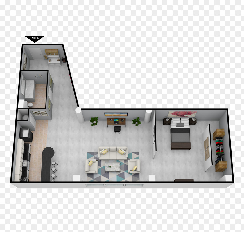 Apartment Floor Plan Storey PNG