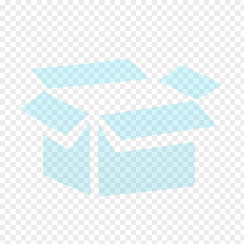 Blue Box Turquoise Teal Logo PNG