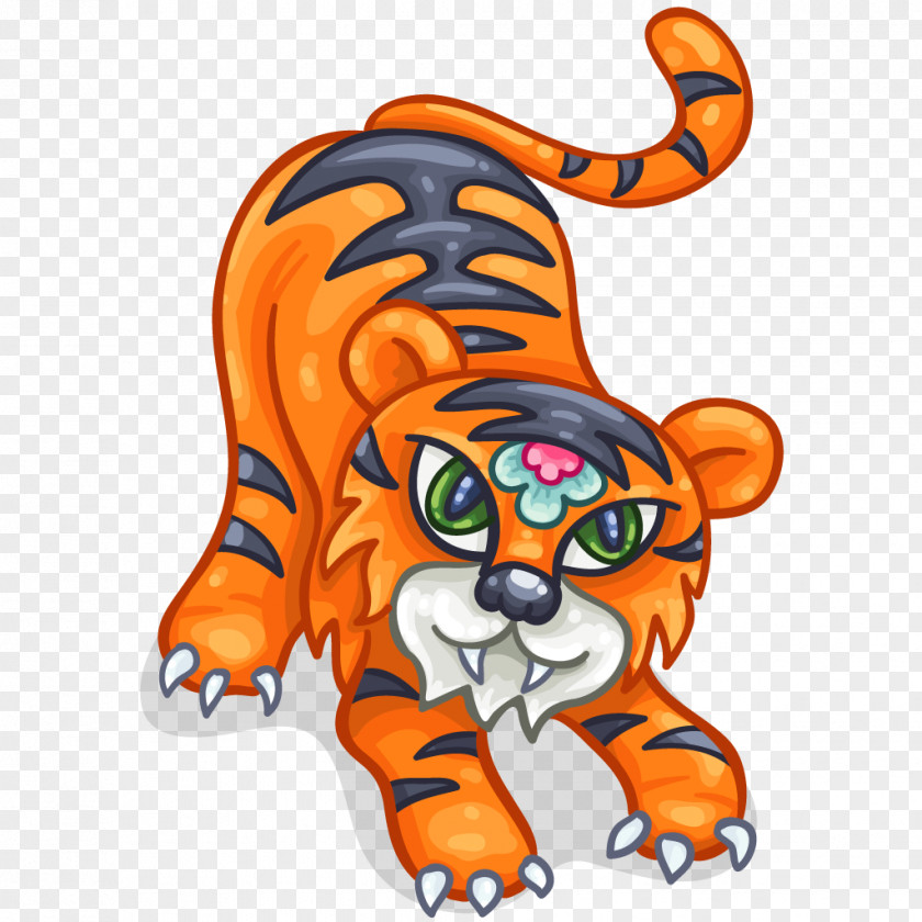 China Tiger Bear Cat Claw Art PNG