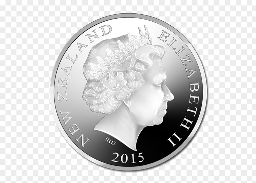Coin New Zealand Dollar Silver Mint PNG