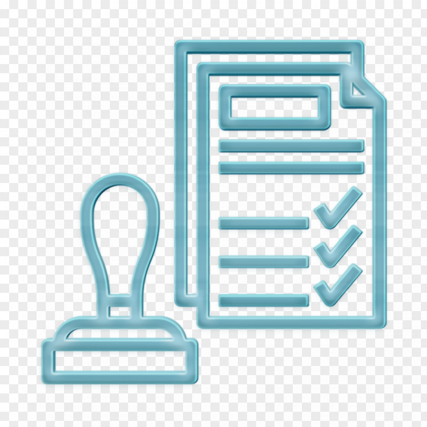 Document Icon Banking And Finance Stamp PNG