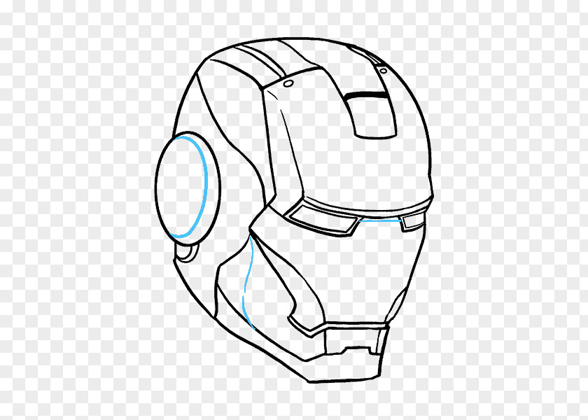 Chalk Draws Straight Lines The Iron Man Drawing Man's Armor Sketch PNG