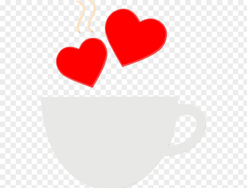 Cup Coffee Valentine's Day PNG