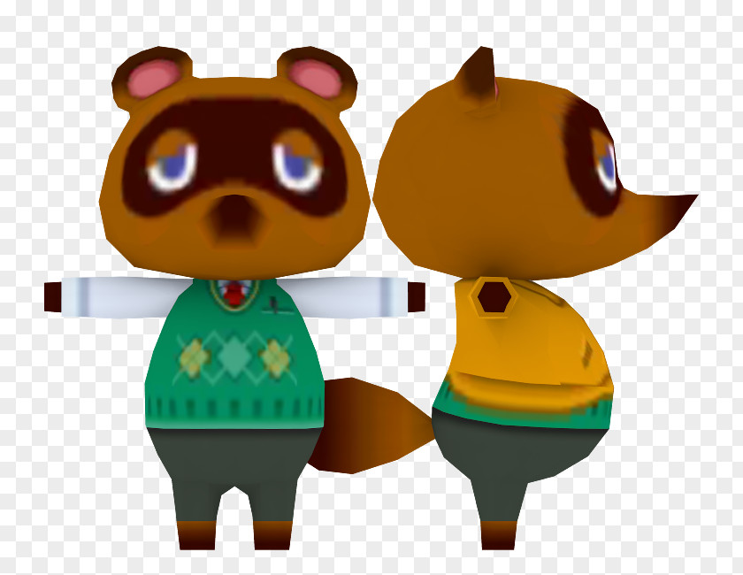 Nintendo Animal Crossing: New Leaf Tom Nook Pocket Camp 3D Modeling Wavefront .obj File PNG