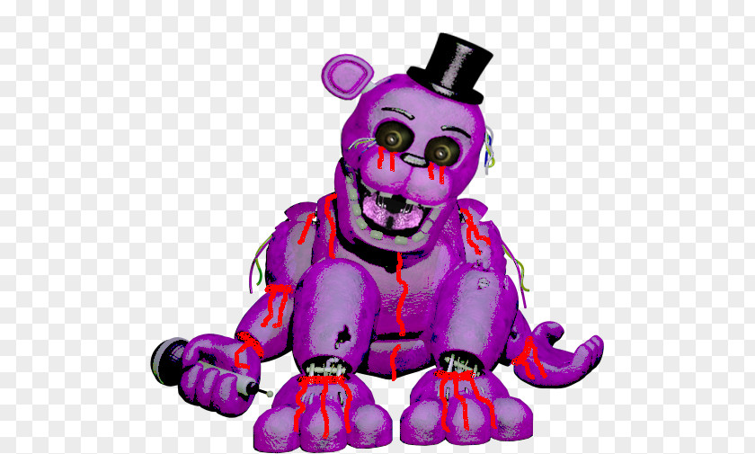 Pink Guy Five Nights At Freddy's 2 3 4 Endoskeleton PNG