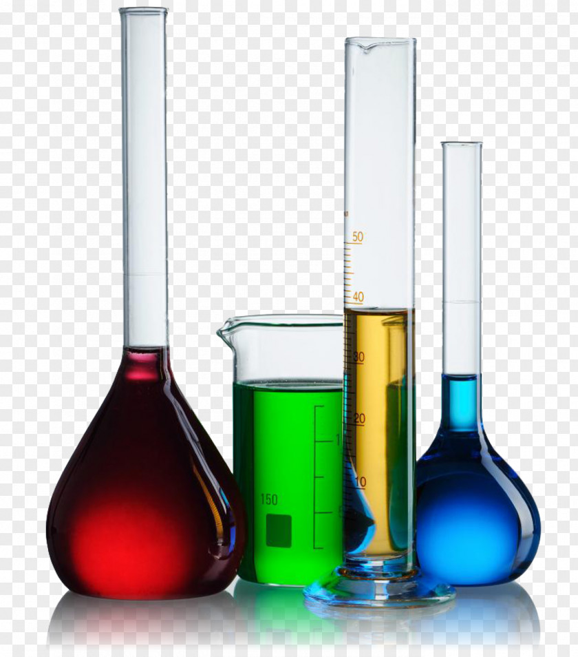 Science Laboratory Flasks Chemistry Glassware Beaker Erlenmeyer Flask PNG