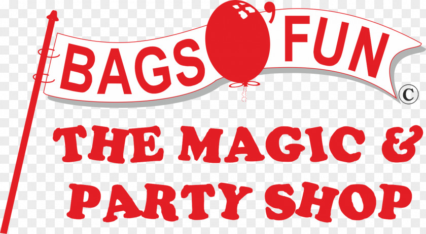 Town Trader Business Tycoon Bags O' Fun The Magic & Party Shop O Logo Font PNG