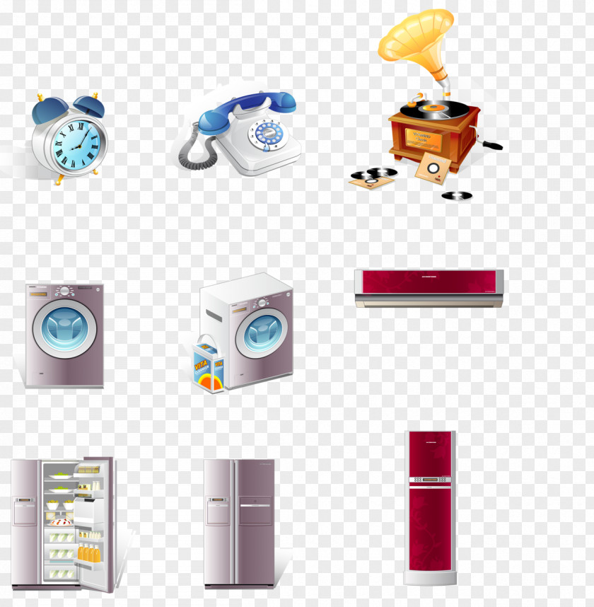 Washing Machine Home Appliance Icon PNG