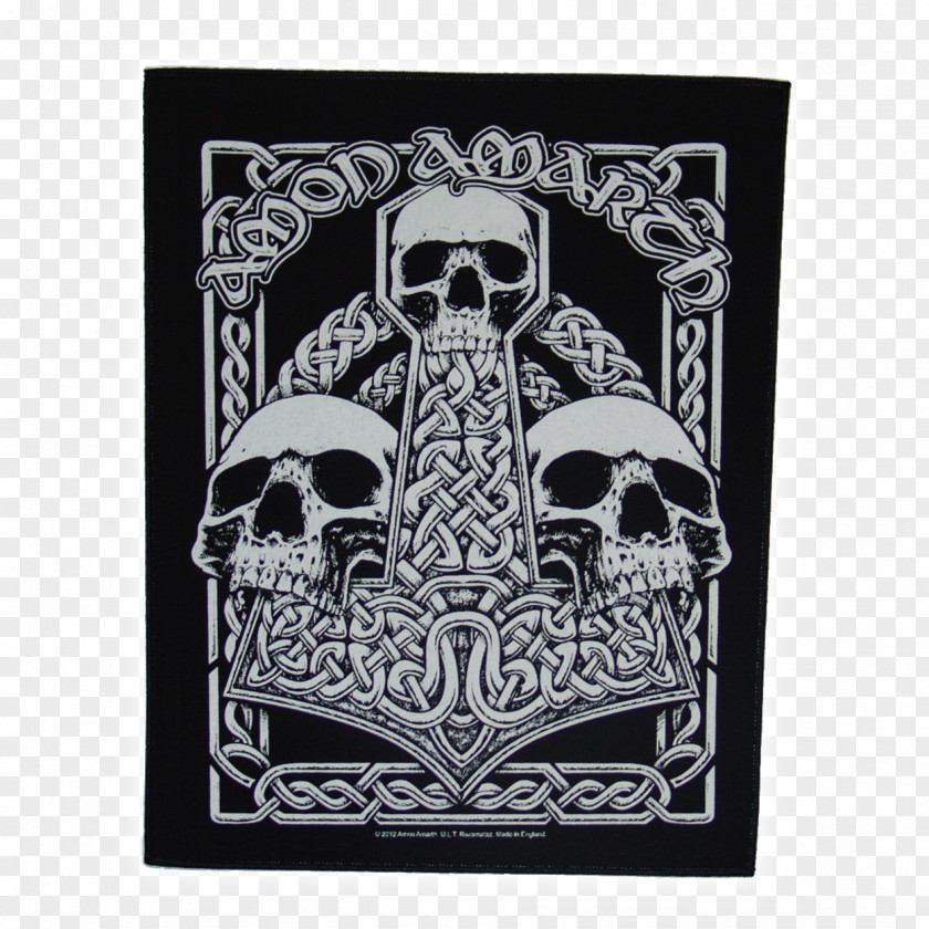 Death Metal Amon Amarth Mayhem Festival Embroidered Patch Surtur Rising PNG