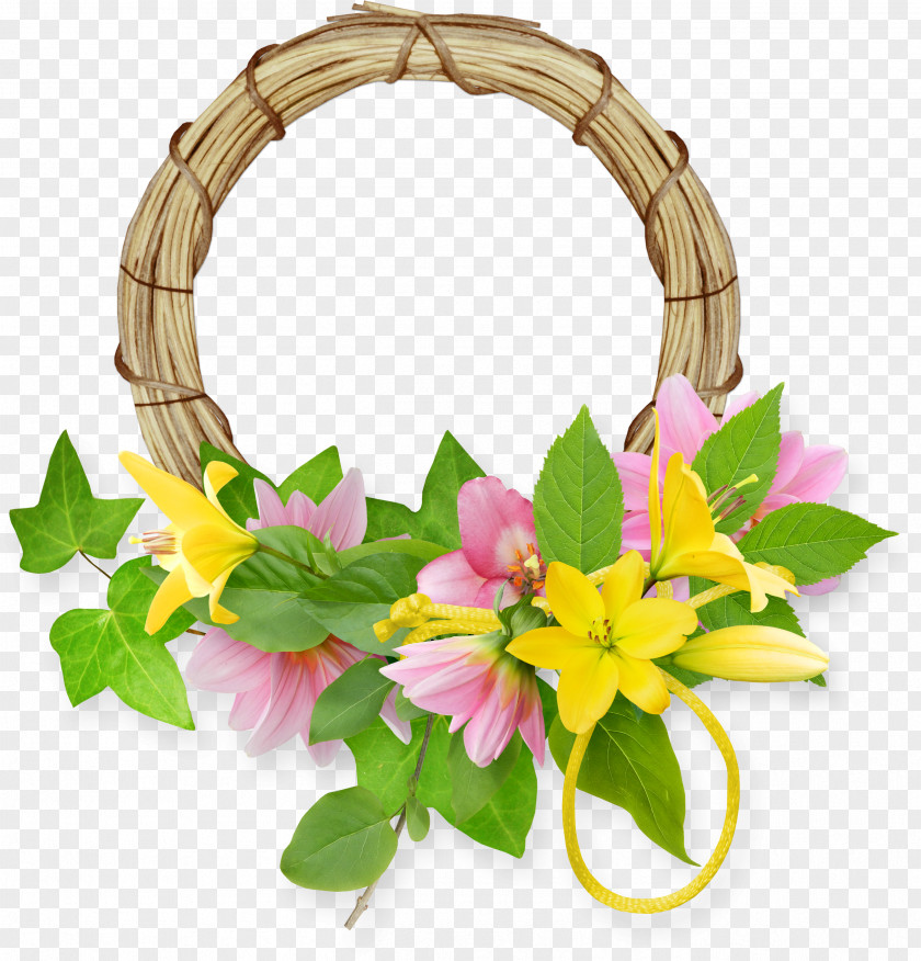 Free Flowers Picture Frames Clip Art PNG