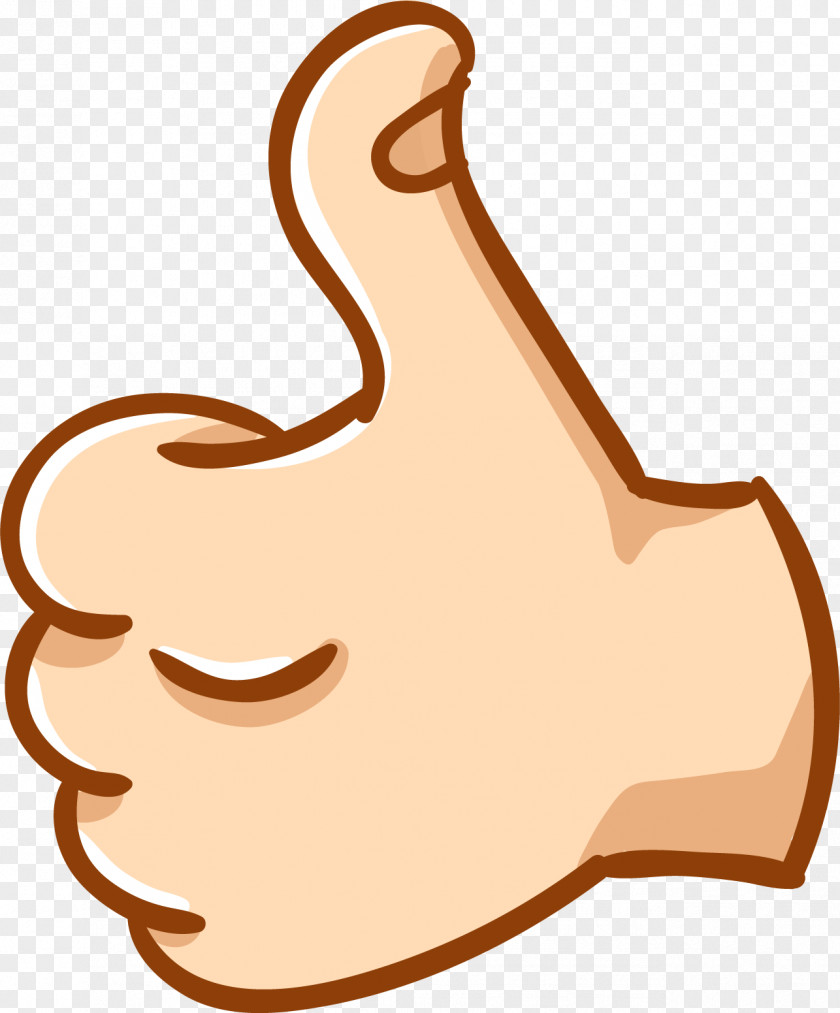 Hand Emoji Thumb Signal Gesture Clip Art PNG