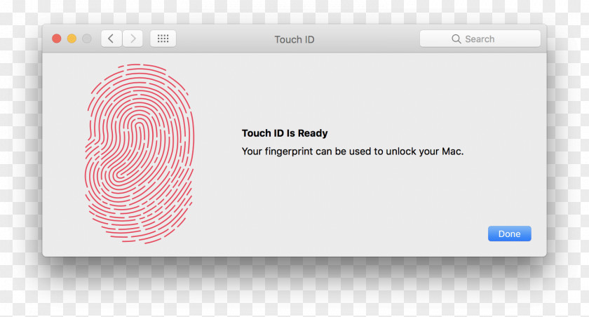 Macbook MacBook Pro Touch ID Fingerprint PNG