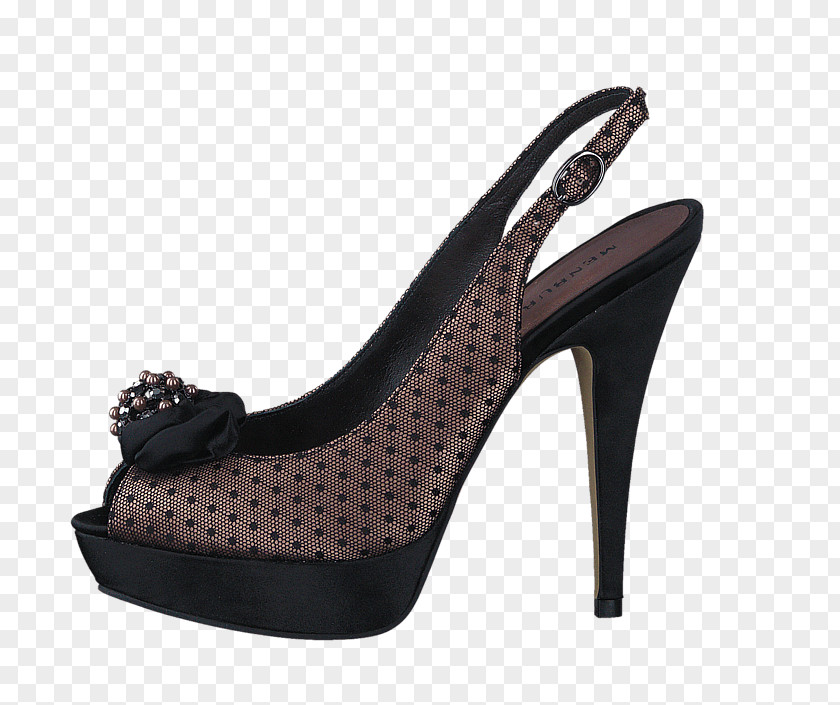 Sandal High-heeled Shoe Black Clothing PNG