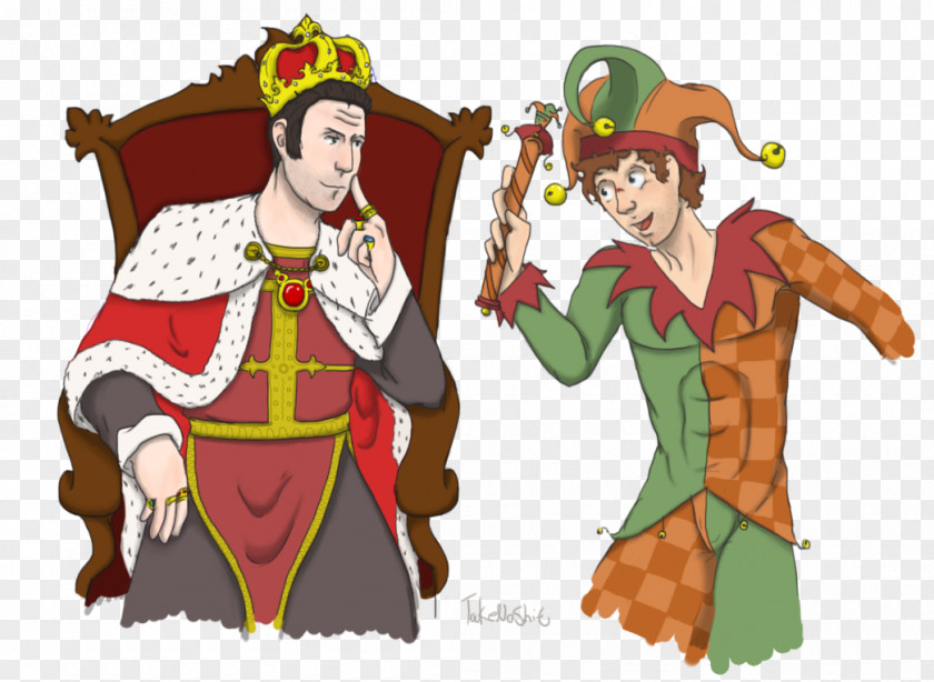 King The And His Jester Monarch Art PNG