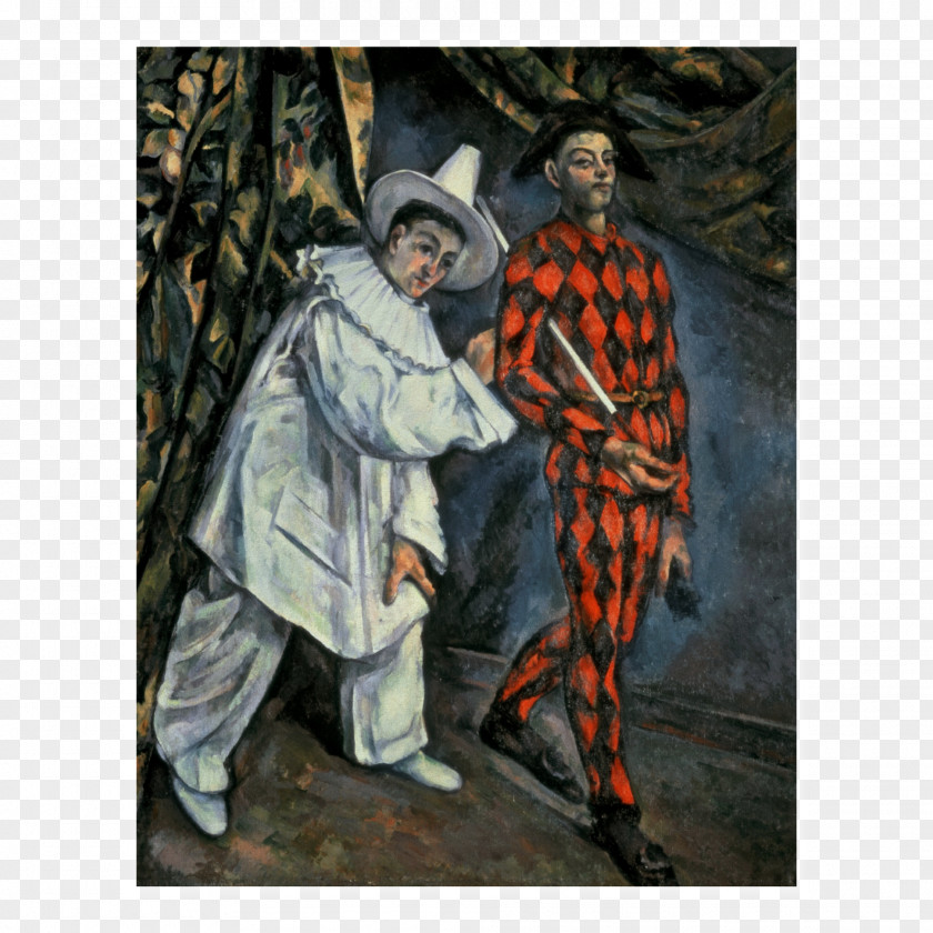 Painting Pushkin Museum Pierrot And Harlequin Princeton University Art PNG