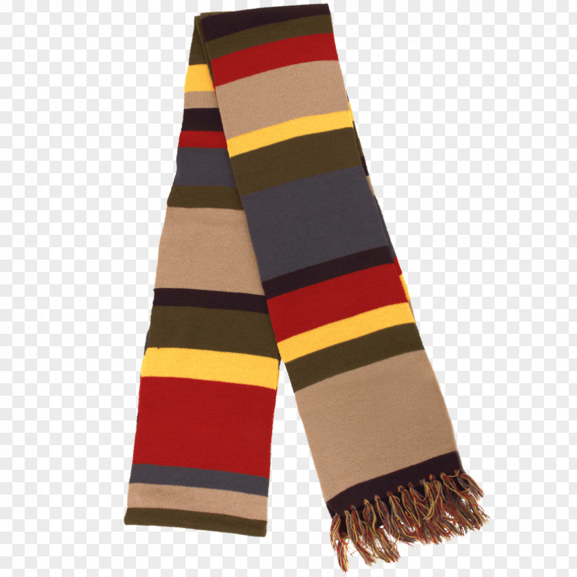 Fourth Doctor Time Lord Scarf Male PNG