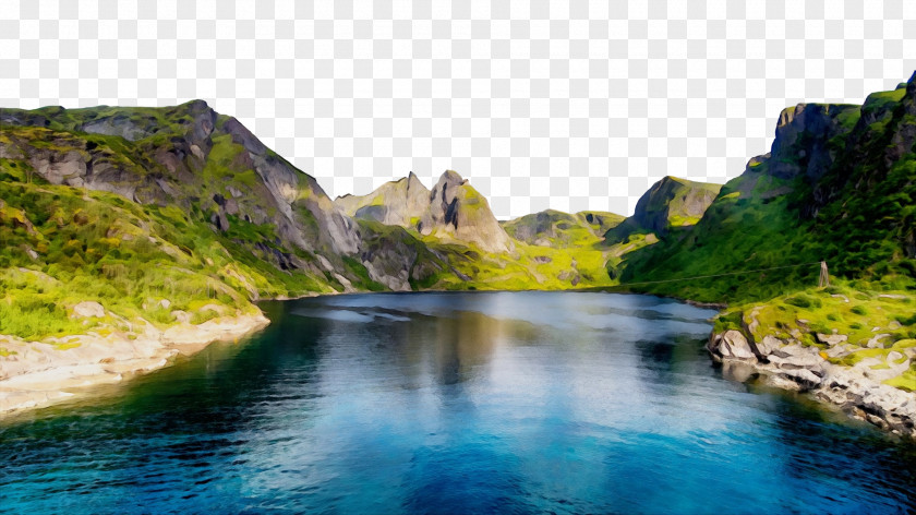 Mountain Wilderness Natural Landscape Body Of Water Nature Resources PNG