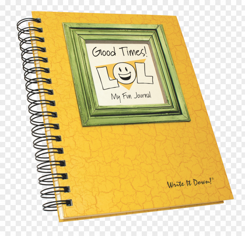 Times Journal My Fun Journals Unlimited Inc Sunset Yellow FCF Good PNG