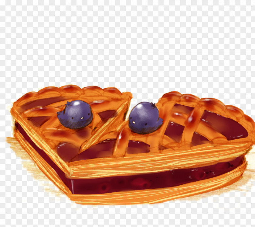 Blueberry Pie Chocolate Cake Waffle Chicken Sundae PNG