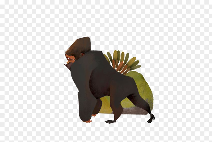 Cartoon Gorilla Dog Comics PNG