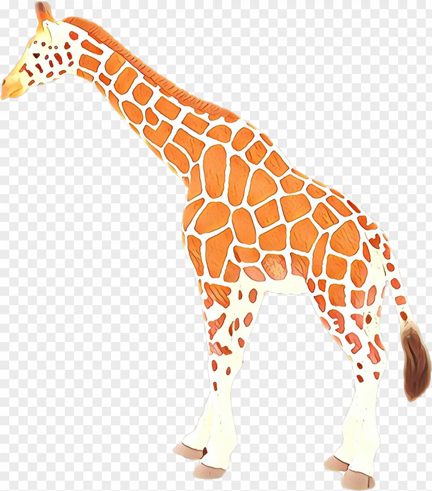 Fawn Toy Giraffe Giraffidae Terrestrial Animal Figure Wildlife PNG