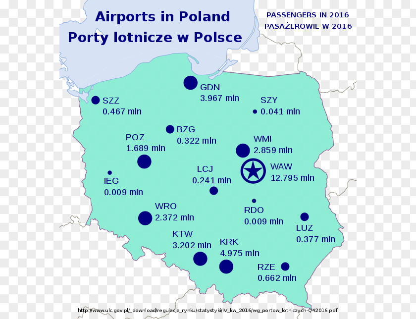 Poland New Central Polish Airport International Map PNG