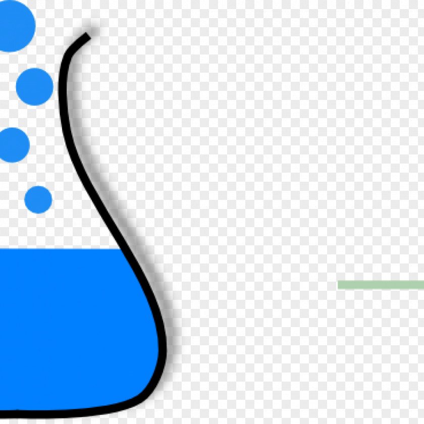 Text Blue Beaker Cartoon PNG