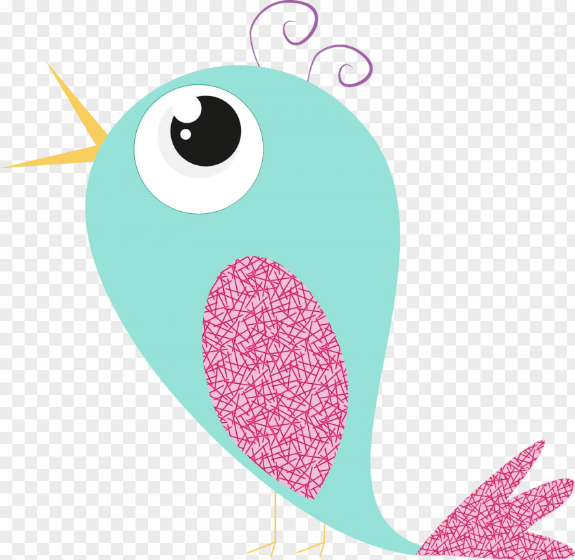 Beak Owls Pink M Meter PNG