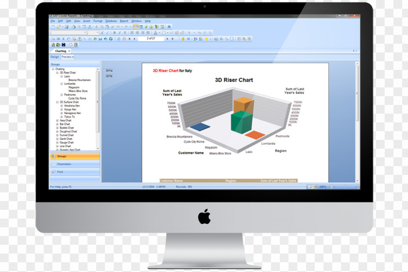Business Crystal Reports Computer Software Advertising PNG