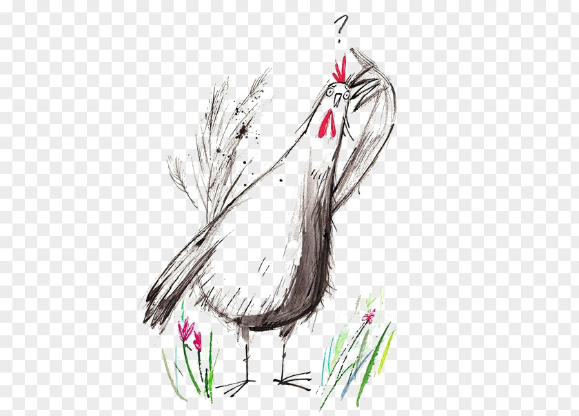 Cartoon Chick Illustrator Painting Moe Drawing Illustration PNG